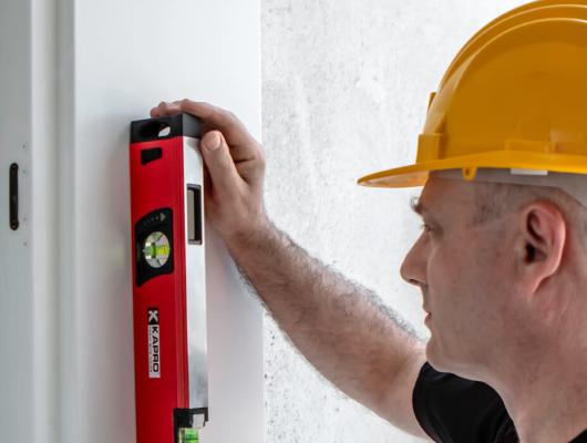 KAPRO VULCAN Prof. vaterpas 60 cm med DualView, V-spor, magneter og 3 acryl-libeller